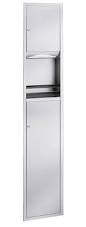 Bradley 225-113500 Towel/Waste- 9.2 Gal- Surf-Mtd, Combination Units