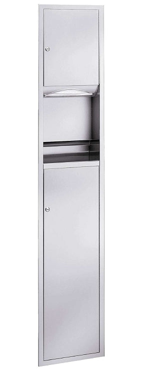 Bradley 225-350000 Towel/Waste- 9.2 Gal- Rec, Combination Units
