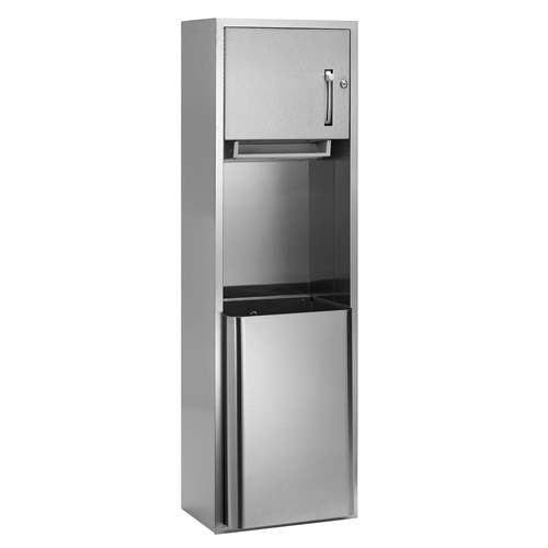 Bradley 227-000000 Towel/Waste- 18 Gal- Rec, Combination Units