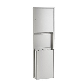 Bradley 234-103536 Towel/Waste- 18 Gal- Semi-Rec, Combination Units