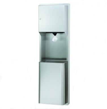 Bradley 236-000000 Towel/Waste- 12 Gal- Rec, Combination Units
