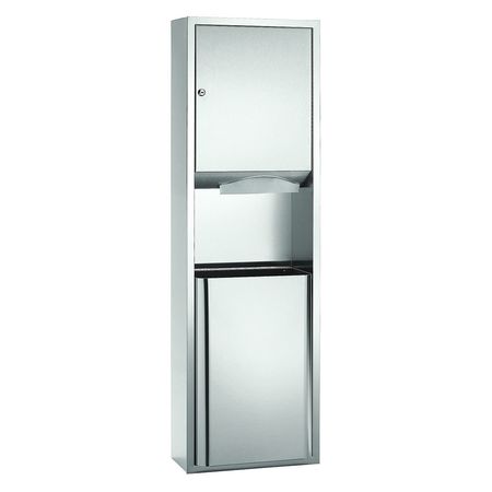 Bradley 237-366500 Towel/Waste- 18 Gal- Rec, Combination Units