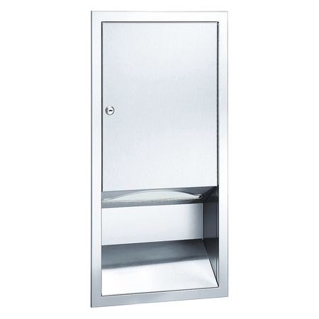 Bradley 244-000000 Towel Disp- Folded- Rec, Towel Dispensers