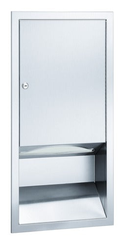 Bradley 244-100000 Towel Disp- Folded- Semi-Rec, Towel Dispensers