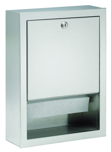 Bradley 2441-000000 Towel Disp- Folded- Recessed, Towel Dispensers