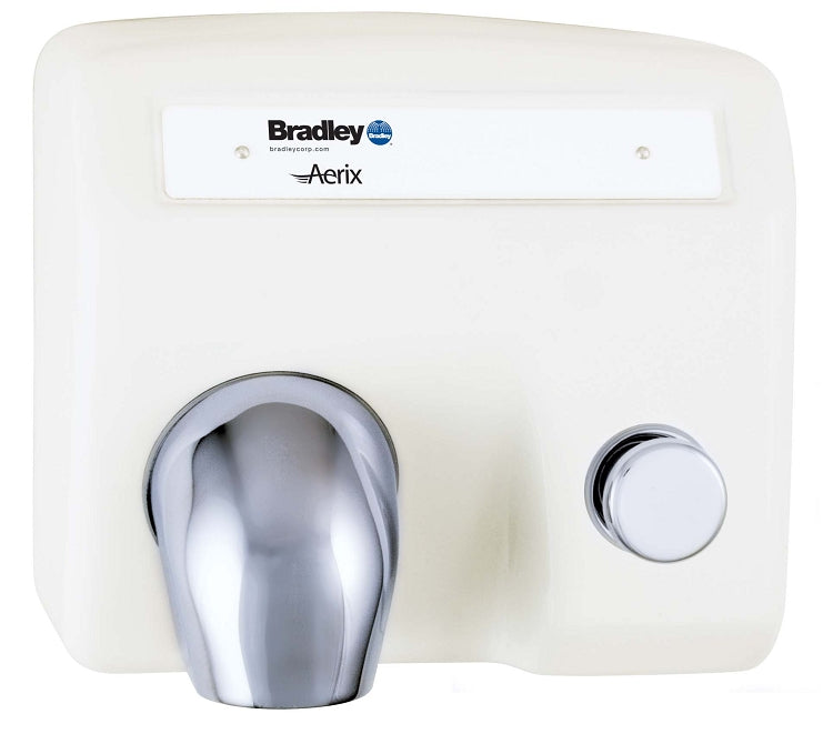 Bradley 2904-280000 Hand Dryer, Push Button, Cast Iron