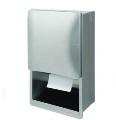 Bradley 2A09-000000 Towel Disp, Roll, Recessed, Towel Dispensers