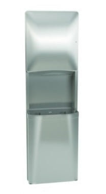 Bradley 2A15-360000 Towel/Waste, 21 Gal, Semi-Recessed, Combination Units