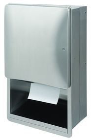 Bradley 2A02-000000 Towel Disp- Roll- Recessed, Towel Dispensers