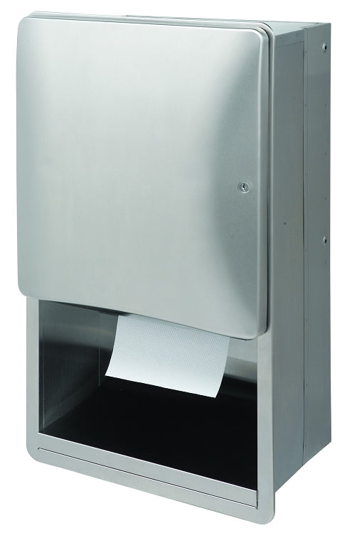 Bradley 2A02-100000 Towel Disp- Roll- Recessed, Towel Dispensers