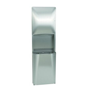 Bradley 2A25-360000 Towel/Waste- 21 Gal- Recessed, Combination Units