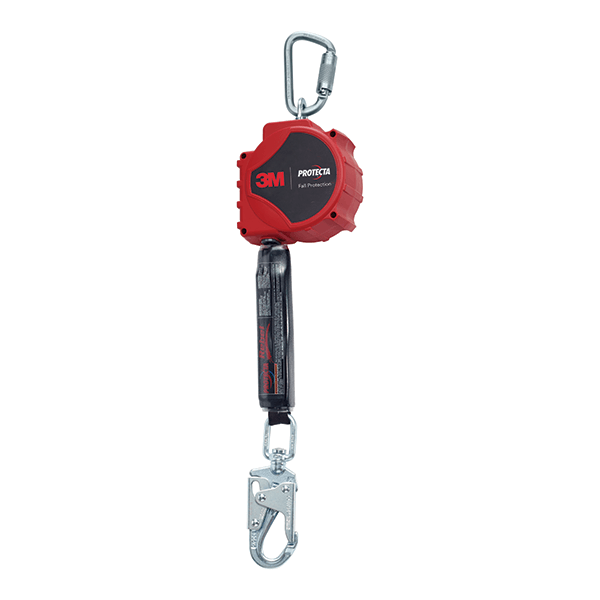 3M DBI SALA DBI/SALA 3100432 20' Protecta Rebel Single Leg Self Retracting Polyester Web Lifeline With Swiveling Steel Snap Hook, Swiveling