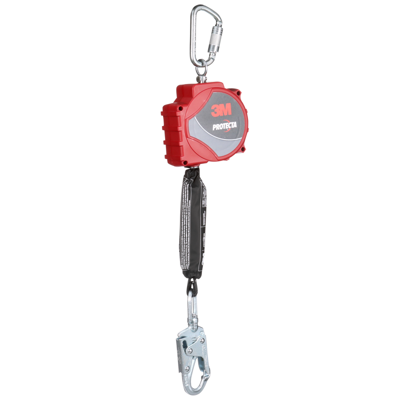 3M DBI SALA 3M Protecta 3100516 Self-Retracting Lifeline with Carabiner, Web, Steel Swivel Snap Hook, Self Retracting Lifeline