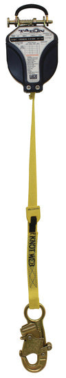 3M DBI SALA DBI/SALA 3101000 8' Talon Quick-Connect Self-Retracting Nylon Web Lifeline With Self-Locking Snap Hook, Self-retracting Lifelines