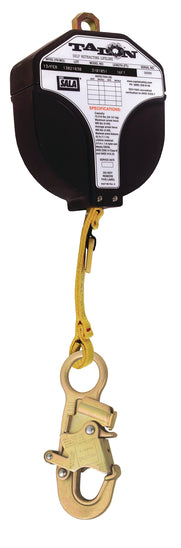 3M DBI SALA DBI/SALA 3101050 16' Talon 3/4 Nylon Web Self-Retracting Lanyard With Self-Locking Snap Hook, Self-retracting Lifelines