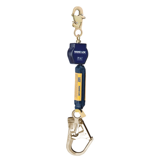 3M DBI SALA DBI/SALA 3101219 Nano-Lok Self Retracting Lifeline with Anchor Hook - Web, Self-retracting Lifelines