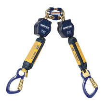 3M DBI SALA DBI/SALA 3101275 6' Nano-Lok Twin Leg Self-Retracting Dyneema Polyester Web Lifeline With Quick Connector Anchorage Connection And (2)