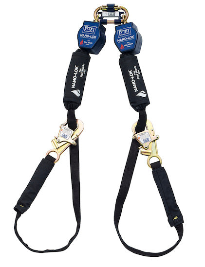3M DBI SALA DBI/SALA 3101326 9' Nano-Lok Self Retracting Kevlar Fiber Web Lifeline, Self-retracting Lifelines