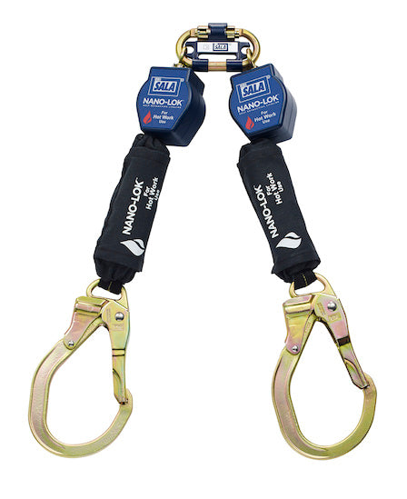 3M DBI SALA DBI/SALA 3101537 Nano-Lok Arc Flash Twin-Leg Quick Connect Self Retracting Lifeline, Self-retracting Lifelines
