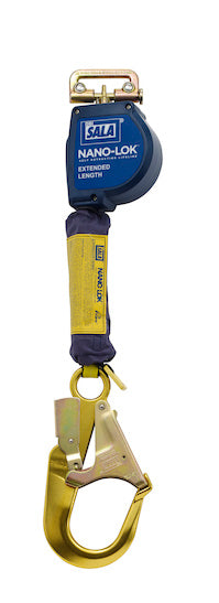 3M DBI SALA DBI/SALA 3101590 Nano-Lok Extended Length Quick Connect Self Retracting Lifeline, Self-retracting Lifelines