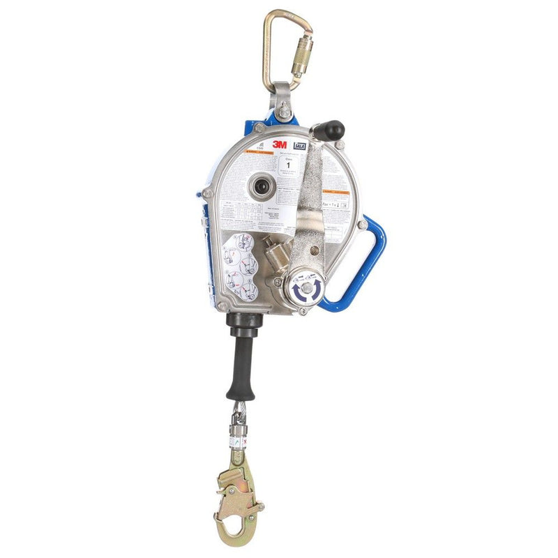 3M DBI SALA 3400149 Sealed-Blok 3-Way Retrieval Self-Retracting Lifeline with Snap Hook (50 ft.), Self Retracting Lifeline