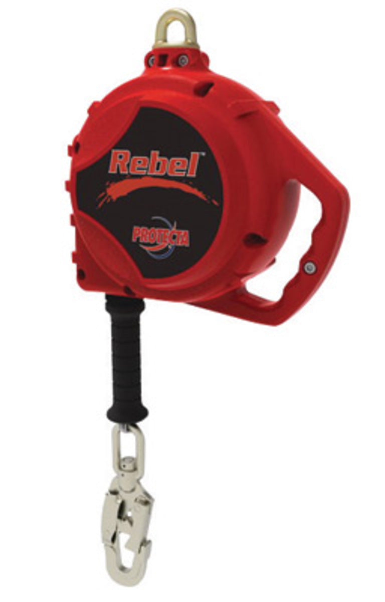 3M DBI SALA DBI/SALA 3590511 33' Protecta Rebel Self-Retracting 3/16 Stainless Steel Wire Rope Lifeline With Swiveling Snap Hook And Anchorage