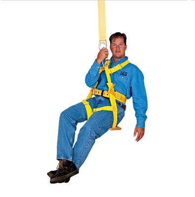 3M DBI SALA DBI/SALA 1001004 Large Suspension 1 3/4 Latex Treated Polyester Web Workseat With Board, Tongue Buckle Belt, 3 Pad And Back And