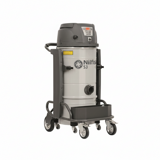 Nilfisk S3 120V 2400W HEPA 13 GAL SS V 4010300282, Industrial Vacuums