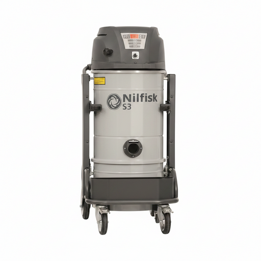 Nilfisk S3 120V HEPA 26 GAL SS VAC 4010300284, Industrial Vacuums
