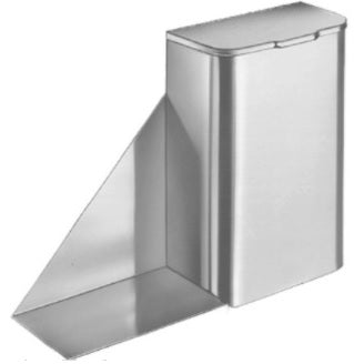 Bradley 4791-110000 Nap Disposal Cover, Shelf, Surf Mt