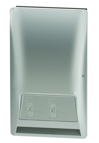 Bradley 4A20-114400 Napkin/Tampon Vendor, Surface, 1, Napkin Vendors and Disposals