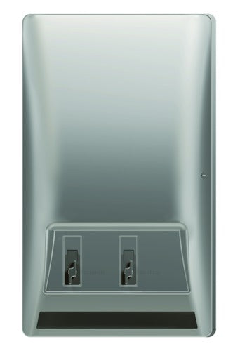 Bradley 4A20-430000 Napkin/Tampon Vendor, Recessed, .50, Napkin Vendors and Disposals