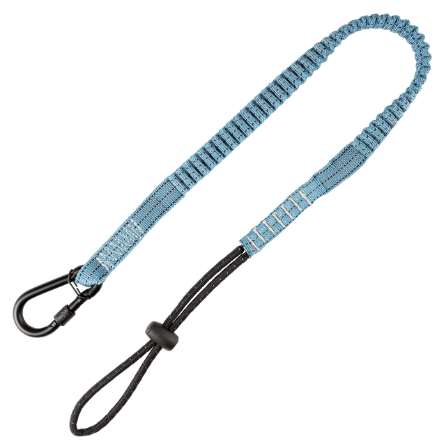Falltech 5029B10 Tool Tether with Choke-on Cinch-loop and Steel Screwgate Carabiner, Tool Tethers