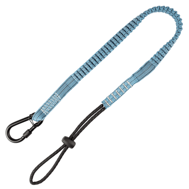 Falltech 5029B10 Tool Tether with Choke-on Cinch-loop and Steel Screwgate Carabiner