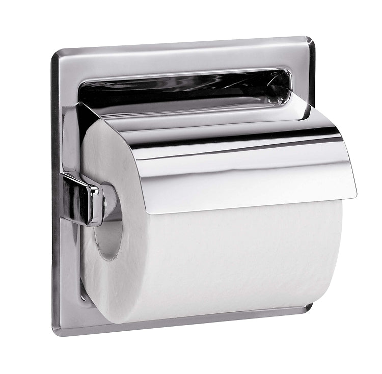 Bradley 5103-550000 Toilet Tissue Dispenser, Recessed, Single, Toilet Paper Dispensers