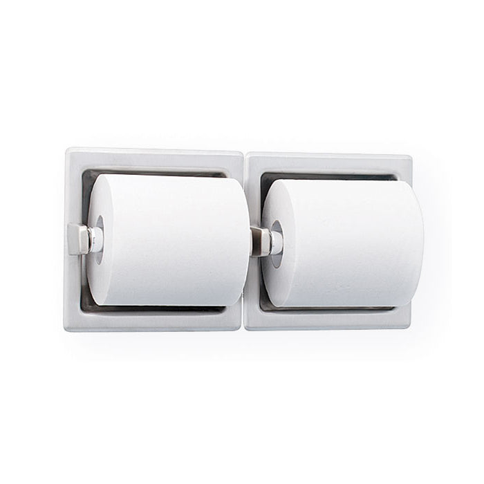 Bradley 5124-550000 Toilet Tissue Dispenser, Recessed, Dual