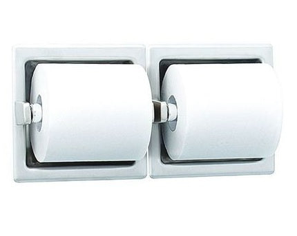 Bradley 5125-550000 Toilet Tissue Disp, Rec, Dual, Toilet Paper Dispensers