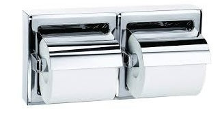 Bradley 5126-000000 Toilet Tissue Disp, Surface, Dual, Toilet Paper Dispensers