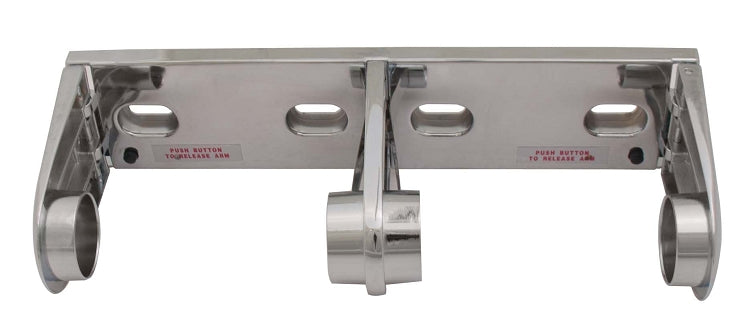 Bradley 522-000000 Toilet Tissue Dispenser, Surface, Dual, Toilet Paper Dispensers