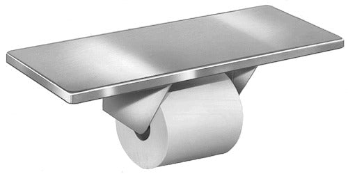 Bradley 5262-000000 Toilet Tissue Dispenser with Shelf, Toilet Paper Dispensers