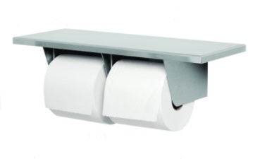 Bradley 5263-000000 Toilet Tissue Dispenser with Shelf, Toilet Paper Dispensers