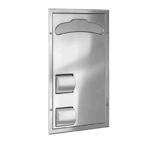 Bradley 5921-000000 Combi Seat Cover/TT Dispenser, Stall Combination Units