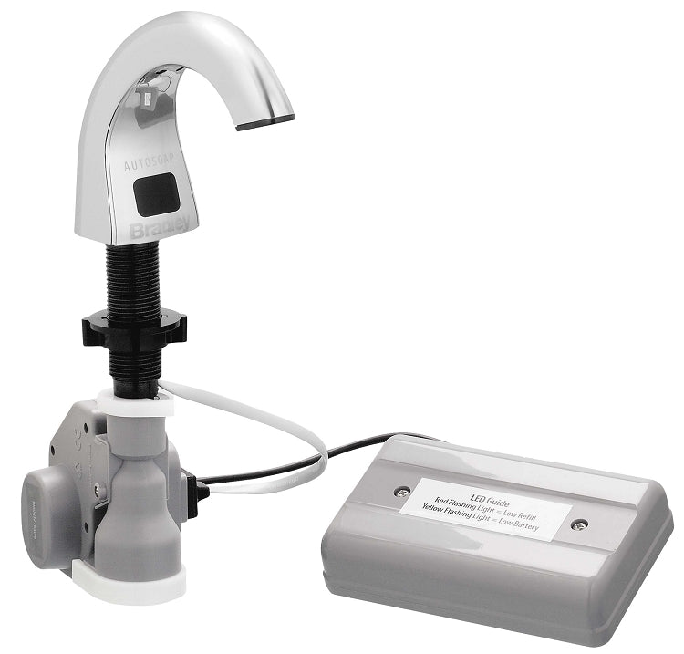 Bradley 6315-000000 Liquid Soap Dispenser, Deck Mount, Soap Dispensers