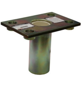 Falltech 65020BFZ Flush-Mount Sleeve Zinc Plated for Confined Space Davit, Davit Systems and Bases