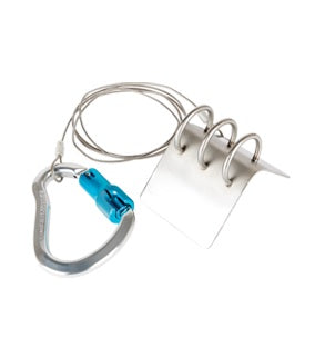 Falltech 68035EP Rope / Edge Protector, Stainless Steel, with Carabiner, Rescue & Descent Accessories