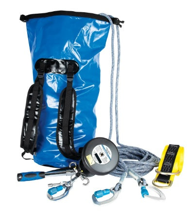 Falltech 6814150K 150' Self and Assisted Rescue Kit with bag, Rescue & Descent Kits
