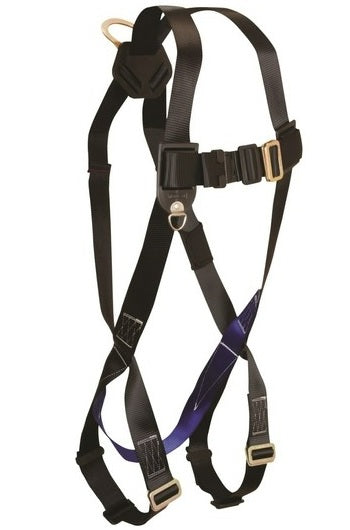 Falltech 7007XL FT Basic 1-D Full Body Harness, Size X Large, Bodywear