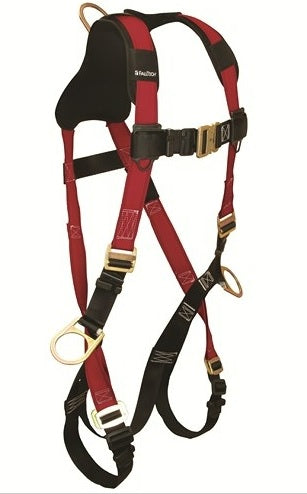 Falltech 7009BX/2X Tradesman+ Standard Non-Belted FBH XL/2X 3D MB Legs, Body Harness