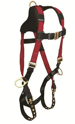 Falltech 7010B Tradesman+ Standard Non-Belted FBH UniFit 3D TB Legs + QC Chest, Body Harness