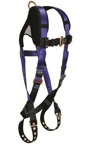 Falltech 7017BX/2X Contractor+ FBH 3D Standard Non-belted XL/2X MB Legs and Chest, Body Harness
